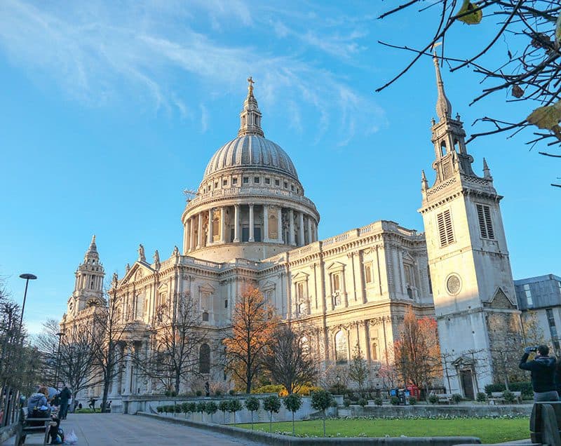 St Paul's Cathedral is a famous London landmark