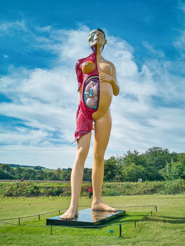 The Virgin Mother by Damien Hirst at Yorkshire Sculpture Park