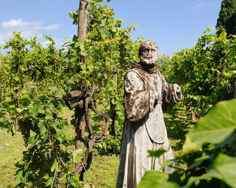 Statue in a Torcello vineyard