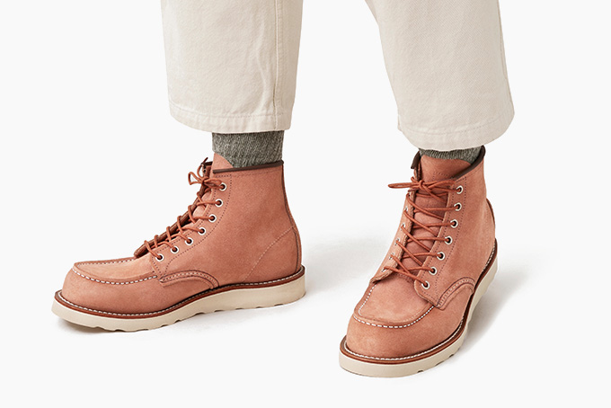 Red Wing Heritage Dusty Rose Abilene Classic Moc 3