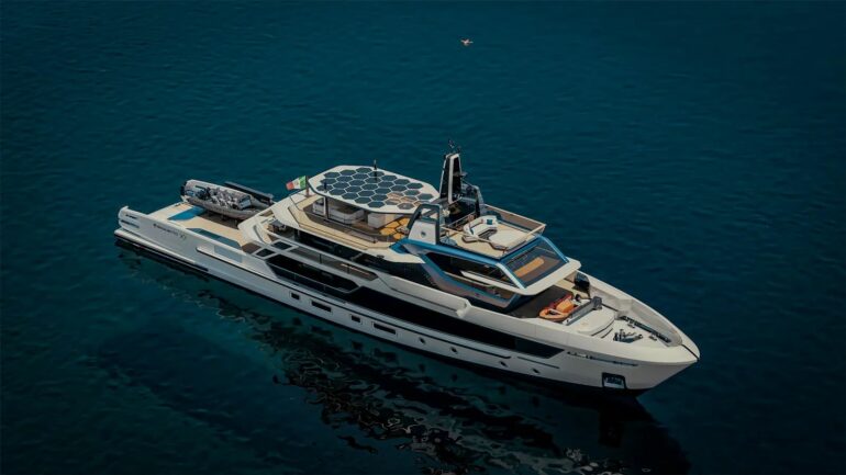 Компания Baglietto представила новаторскую яхту X50 Yacht
