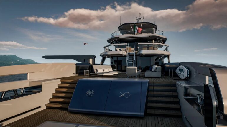 Компания Baglietto представила новаторскую яхту X50 Yacht
