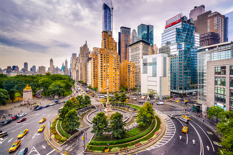 Columbus Circle, New York City, USA