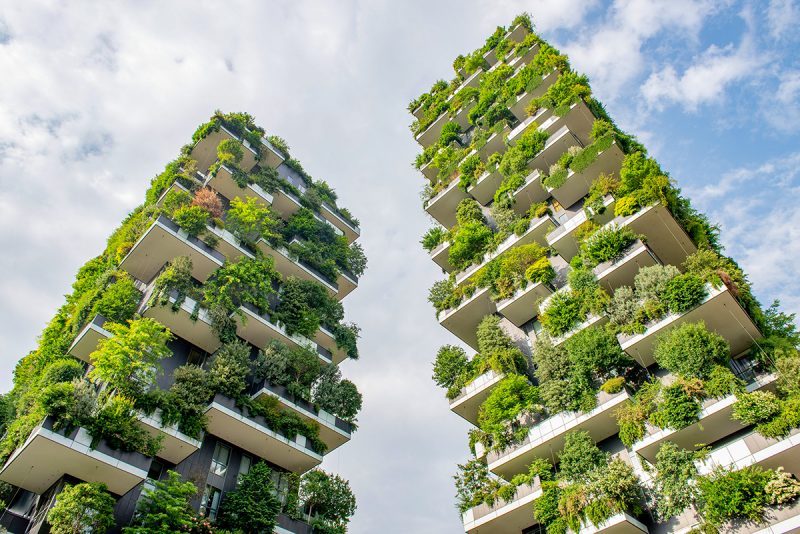Vertical Forest towers in Milan, Italy