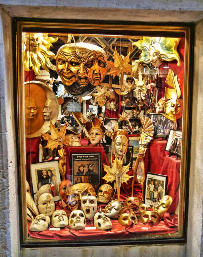 Ca Macana, a famous mask shop in Venice, Italy that features in Eyes Wide Shut