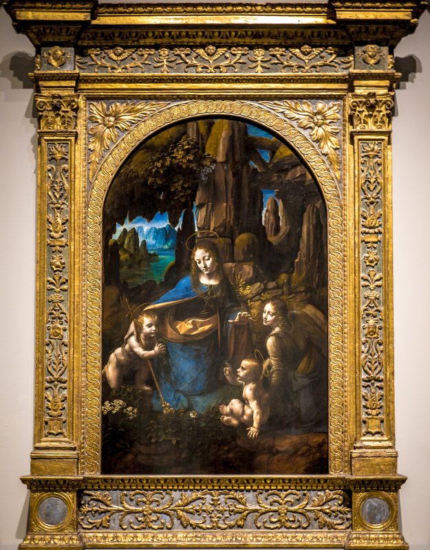 Virgin of the Rocks by Da Vinci