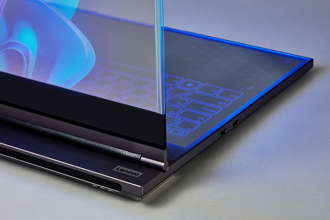 Lenovo ThinkBook Transparent Display Laptop Concept 3