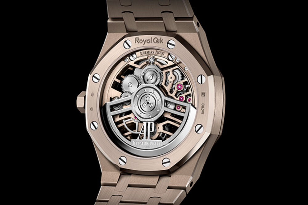 Audemars Piguet Royal Oak Openworked Flying Tourbillon Sand Gold 2