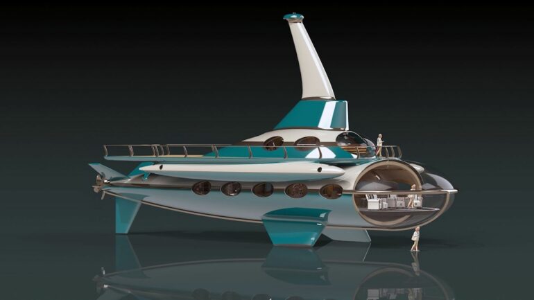 Самая роскошная подводная лодка в мире стоит 275 миллионов долларов