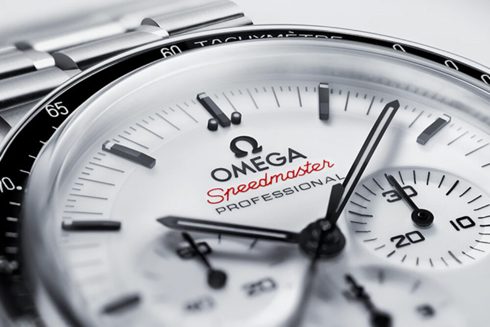 Omega Speedmaster Moonwatch White Dial 1