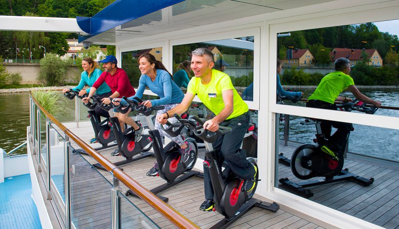 AmaMagna outdoor spin class
