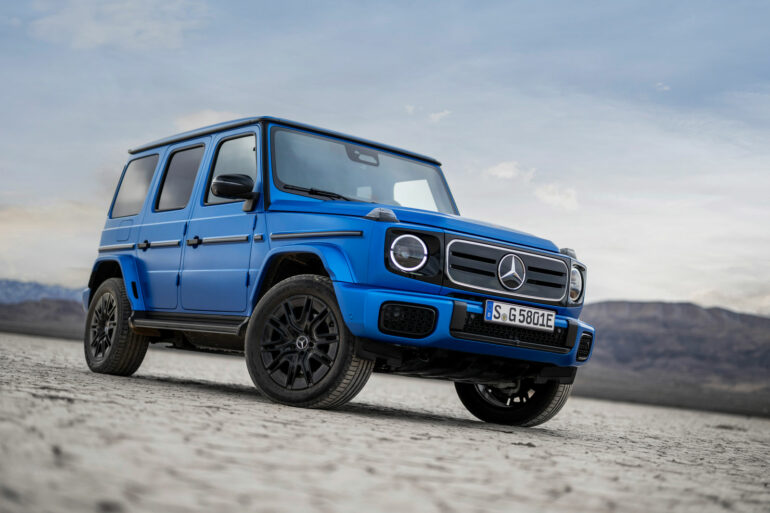 Долгожданный электрический Mercedes G-Class наконец-то здесь: четыре электромотора, 579 лошадиных сил и безумный крутящий момент