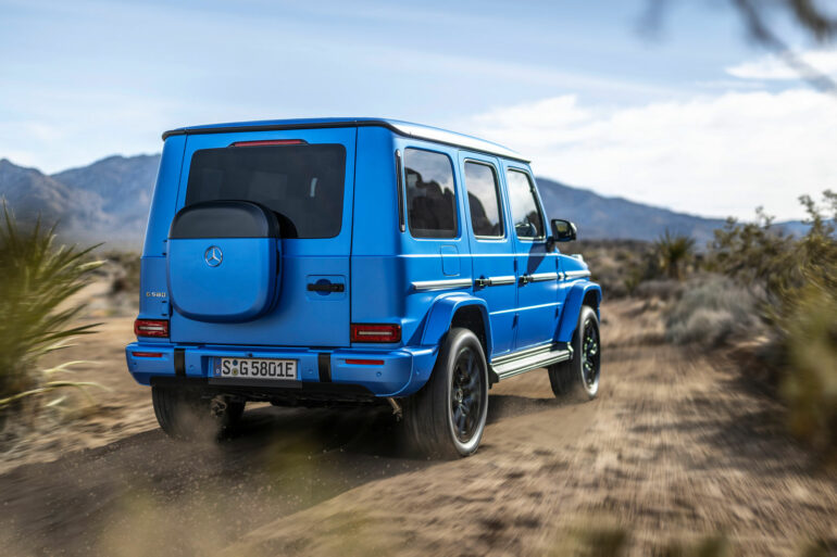 Долгожданный электрический Mercedes G-Class наконец-то здесь: четыре электромотора, 579 лошадиных сил и безумный крутящий момент