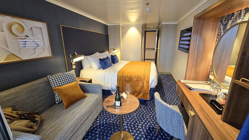 Our Britannia Balcony stateroom