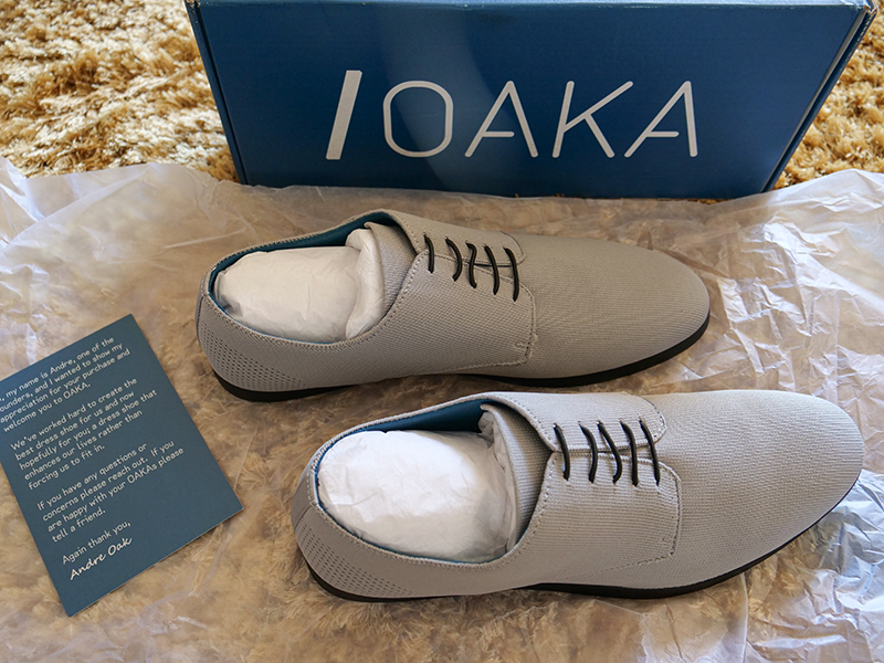 Oaka mens zero drop dress shoe