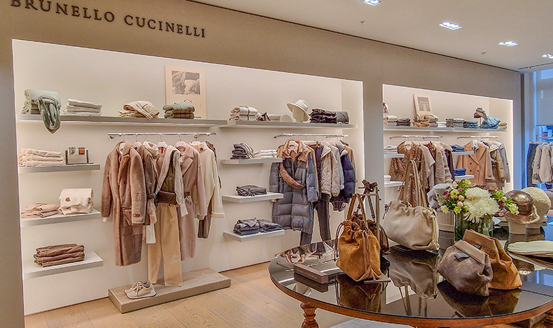 Brunello Cucinelli concession, Selfridges department store