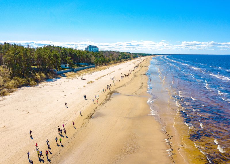 Jurmala beach in Latvia