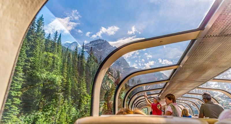 The Rocky Mountaineer Train