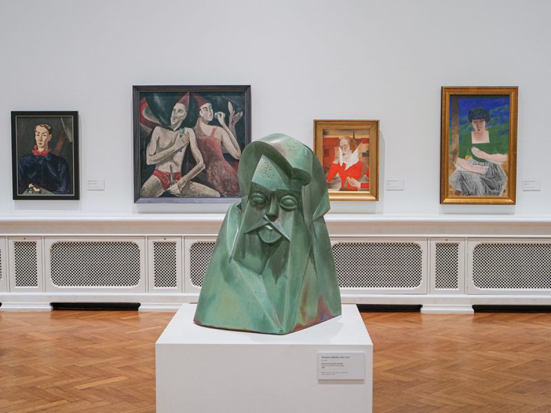 Artworks at the Latvian National Museum of Art in Riga