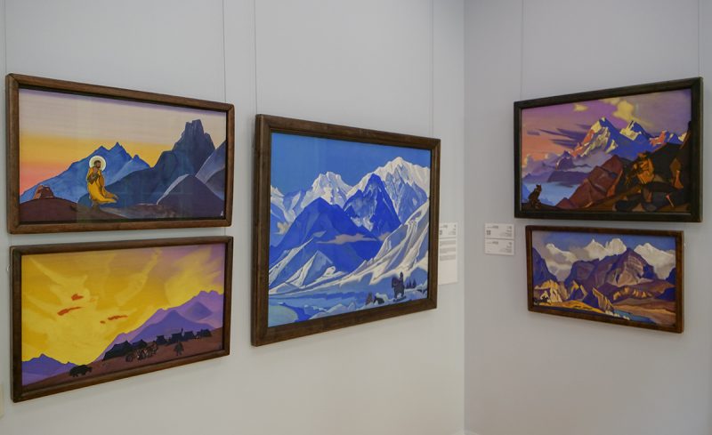 Paintings by Nicholas Roerich at the Riga Bourse