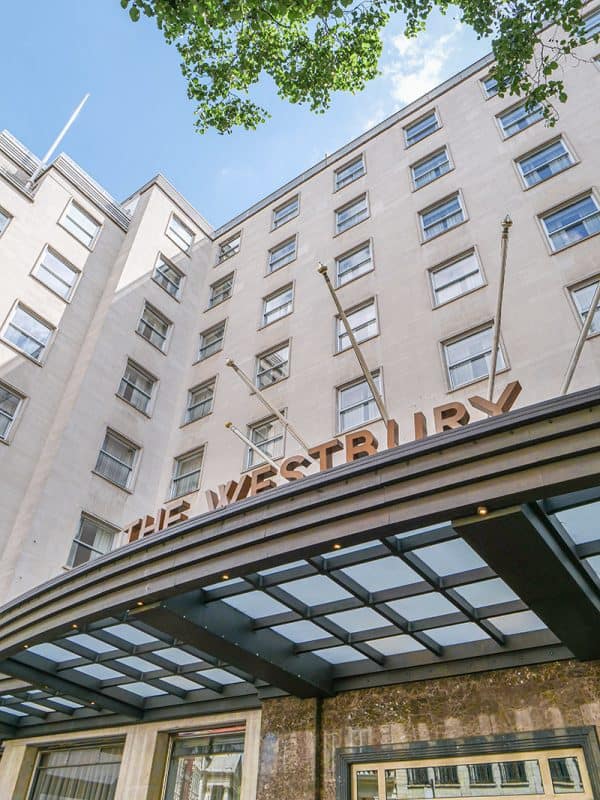 The Westbury hotel in Mayfair