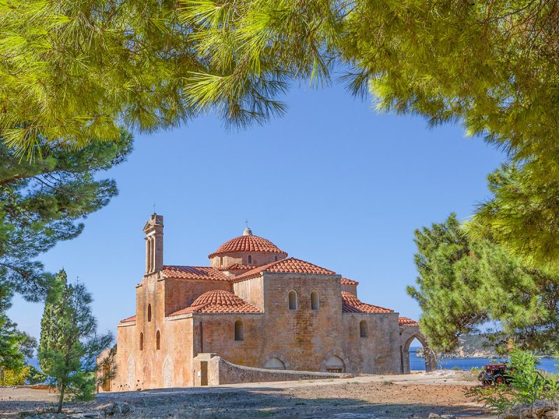 Church of the Transfiguration at New Pylos Castle