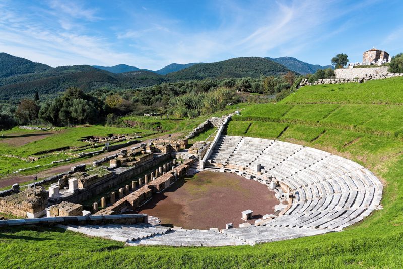 The Theatre in the archaeological site of ancient Messene