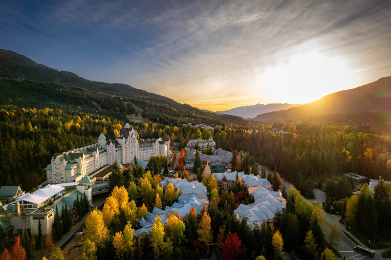 Fairmont Chateau Whistler in Fall