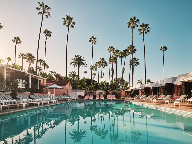 The Beverly Hills Hotel pool