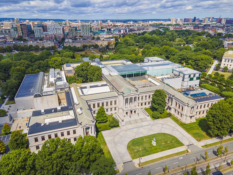 The Museum of Fine Arts in Boston, Massachusetts