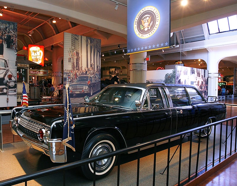 John F. Kennedy limousine - courtesy of Henry Ford Museum