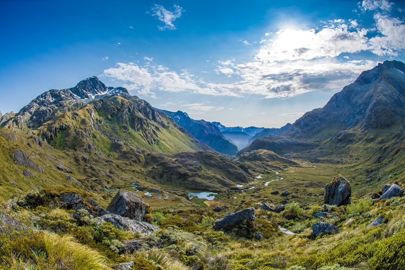 Spectacular landscape in New Zealand