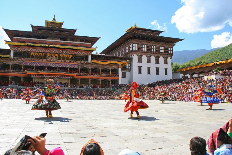 Traditional festival in Bhutan