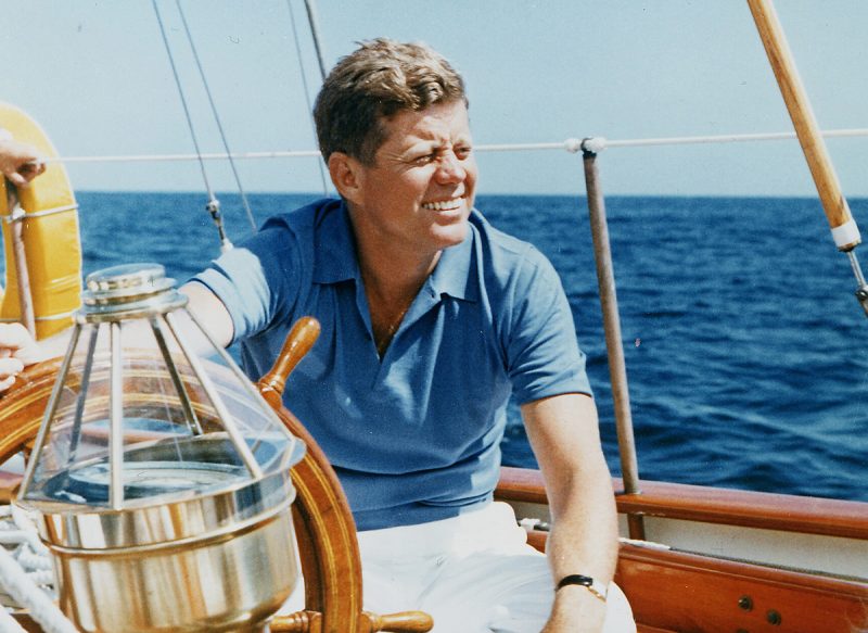 JFK wearing an Omega watch