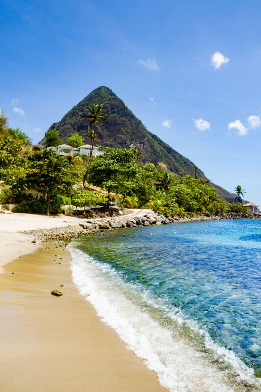 Saint Lucia in the Caribbean