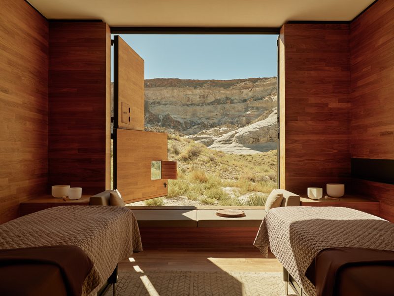 Amangiri couples massage room