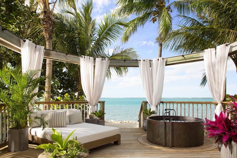 Romance Suite Balcony - exclusive private island resorts