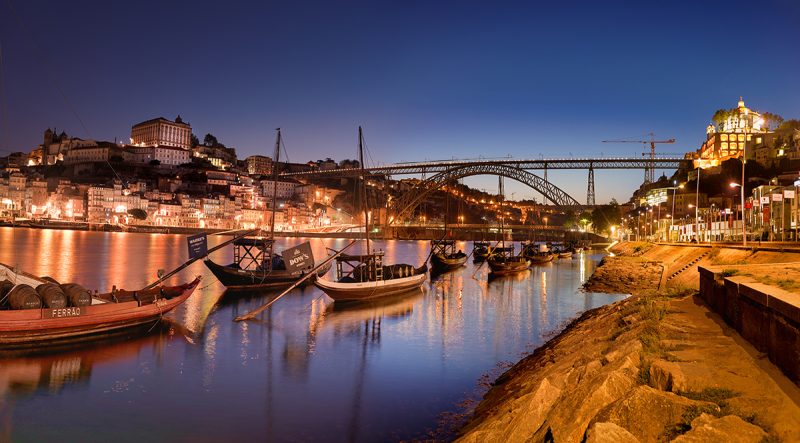 Porto by night