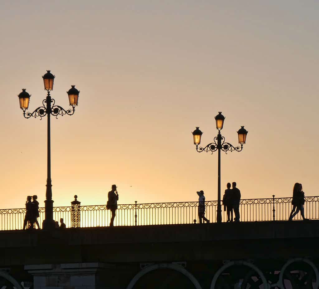 Sunset in Seville - most romantic European cities