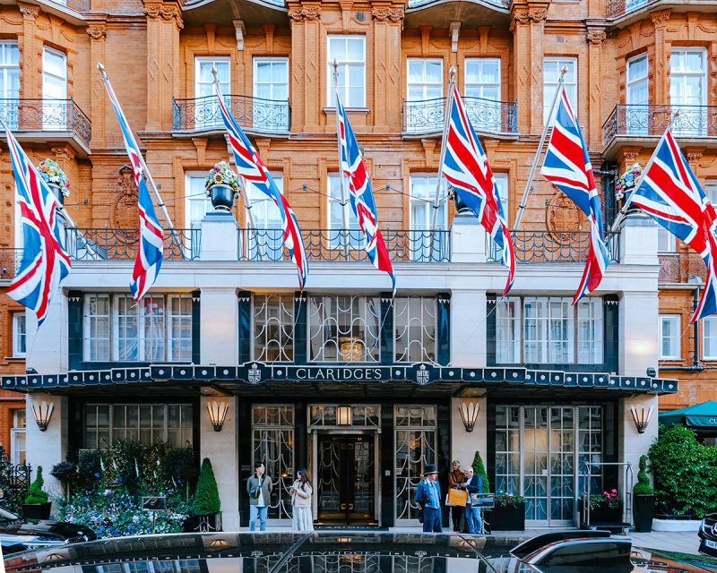 Claridge's Hotel in Mayfair, London