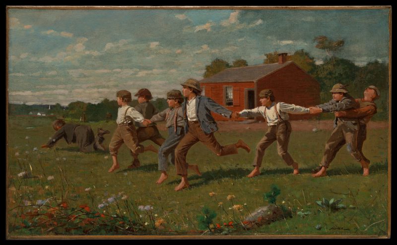  Snap the Whip by Winslow Homer