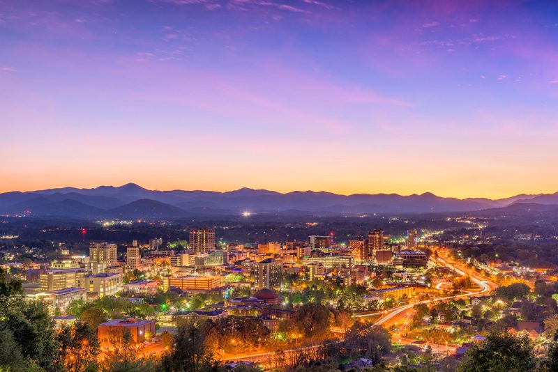 Asheville, North Carolina skyline