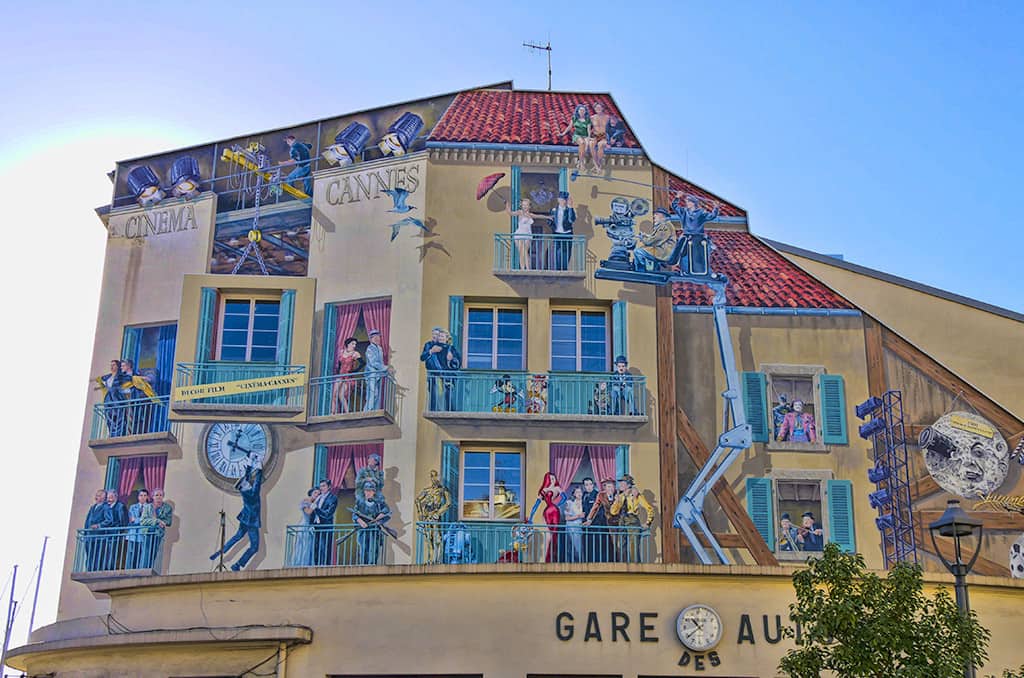 Cannes Film Festival Mural, France