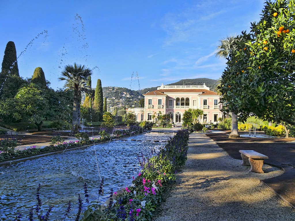 Villa Ephrussi de Rothschild fountains, French Riviera