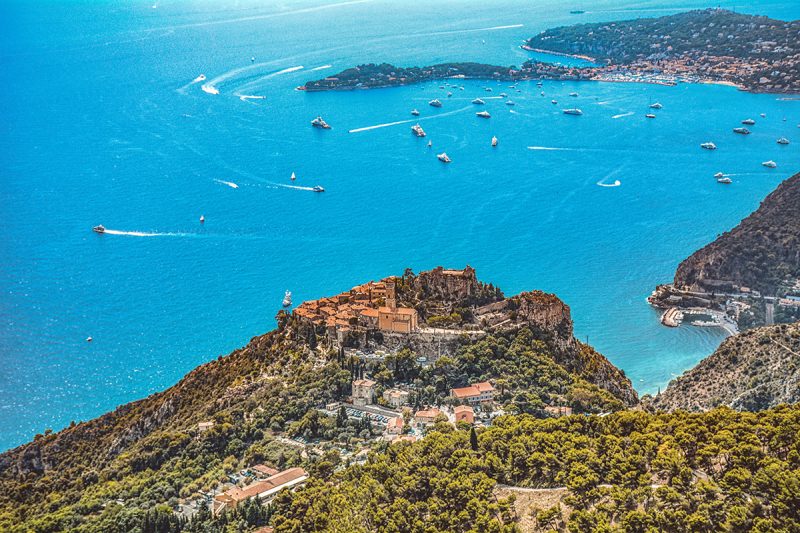 Eze village seen from above