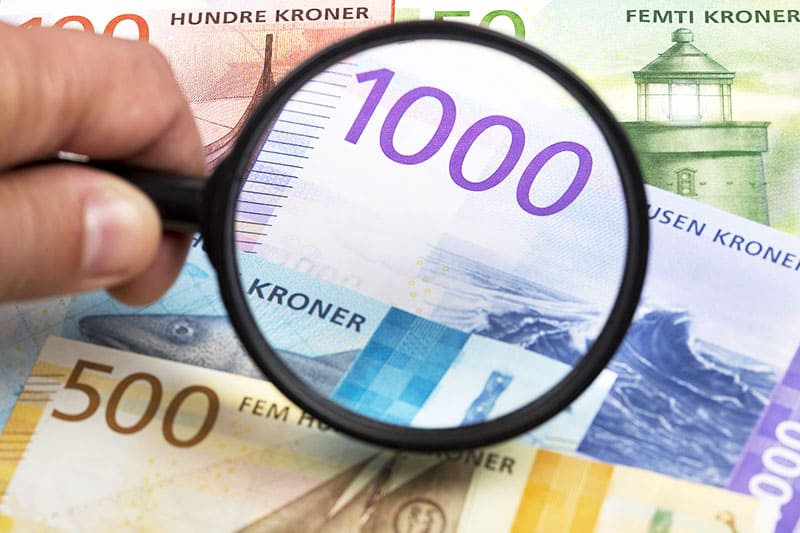 Norwegian krone banknotes