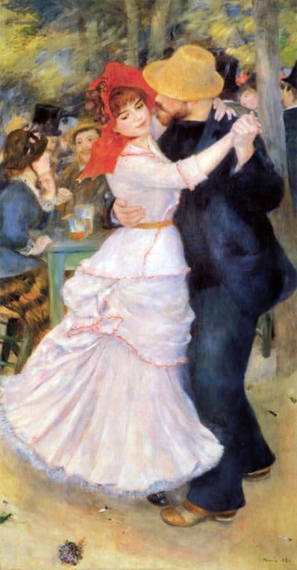 Dance at Bougival, Pierre-Auguste Renoir, Public domain, via Wikimedia Commons