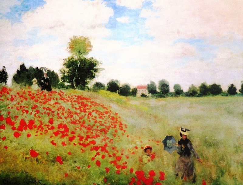 Poppies by Claude Monet