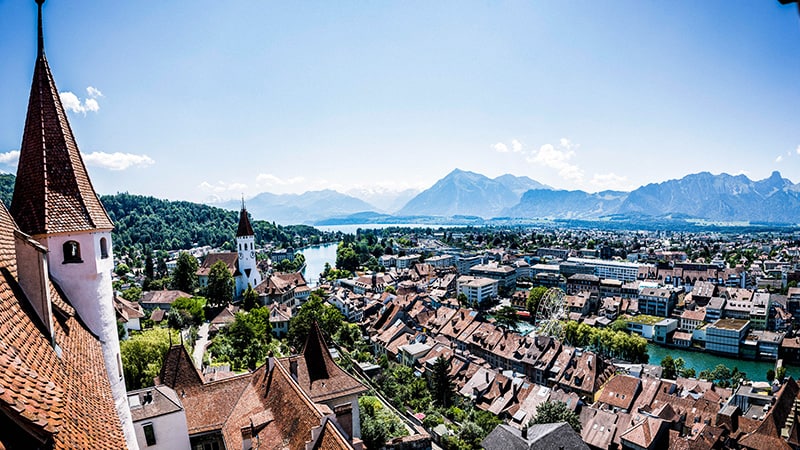 Thun is a historic Swiss town