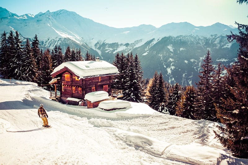 Skiing in Verbier
